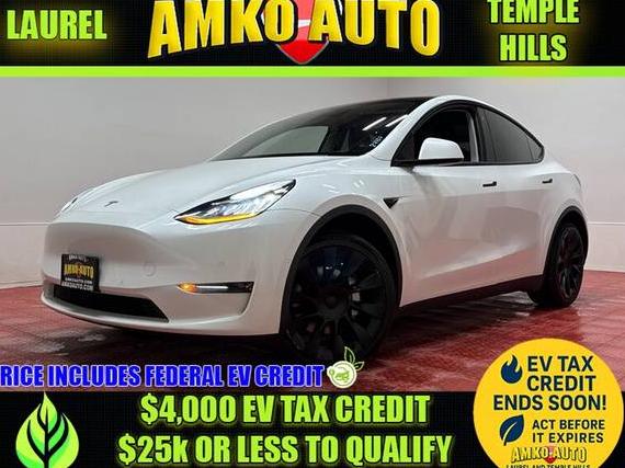 TESLA MODEL Y 2020 5YJYGDEE6LF042933 image